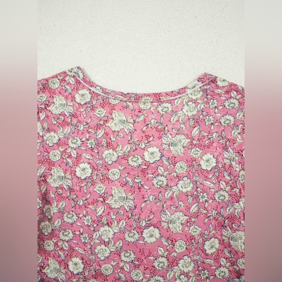 Floral Pink Short Sleeve Tee - Picture 13 of 16